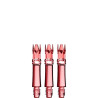 Lot de 3 shafts L-Style L-System Clear Red 225 – tiges rouges transparente