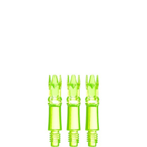 Lot de 3 shafts L-Style L-System Neon Yellow 190 – tiges jaunes néon transparentes