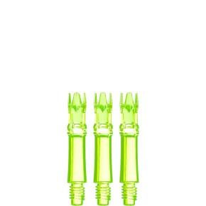 Lot de 3 shafts L-Style L-System Neon Yellow 225 – tiges jaunes néon transparentes