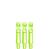 Lot de 3 shafts L-Style L-System Neon Yellow 225 – tiges jaunes néon transparentes