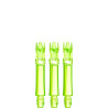 Lot de 3 shafts L-Style L-System Neon Yellow 260 – tiges jaunes néon