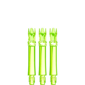 Lot de 3 shafts L-Style L-System Neon Yellow 295 – tiges jaunes néon transparentes