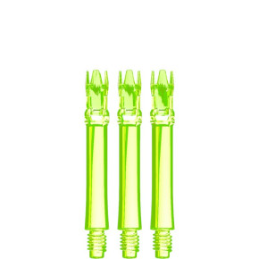 Lot de 3 shafts L-Style L-System Neon Yellow 330 – tiges jaunes néon transparentes