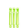 Lot de 3 shafts L-Style L-System Neon Yellow 330 – tiges jaunes néon transparentes