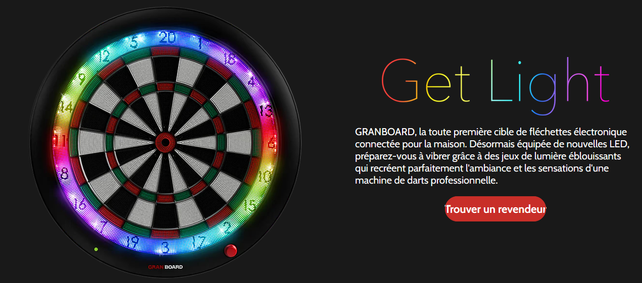 Granboard 3S Verte avec son anneau de LED multicolores allumé